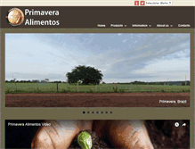 Tablet Screenshot of primaveracrops.com